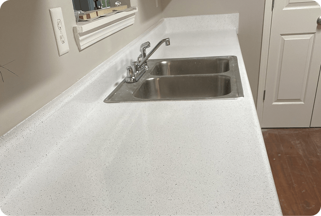 Countertop resurfacing transformation
