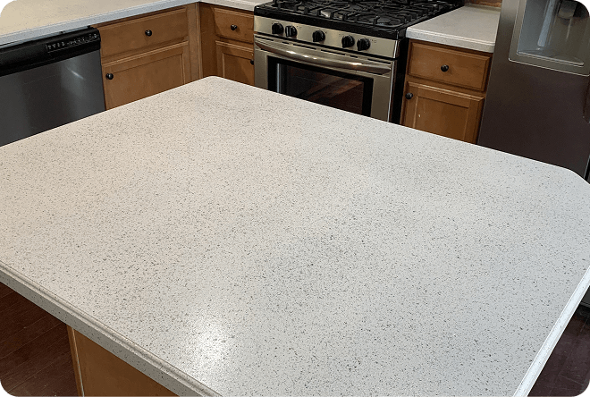Countertop resurfacing transformation